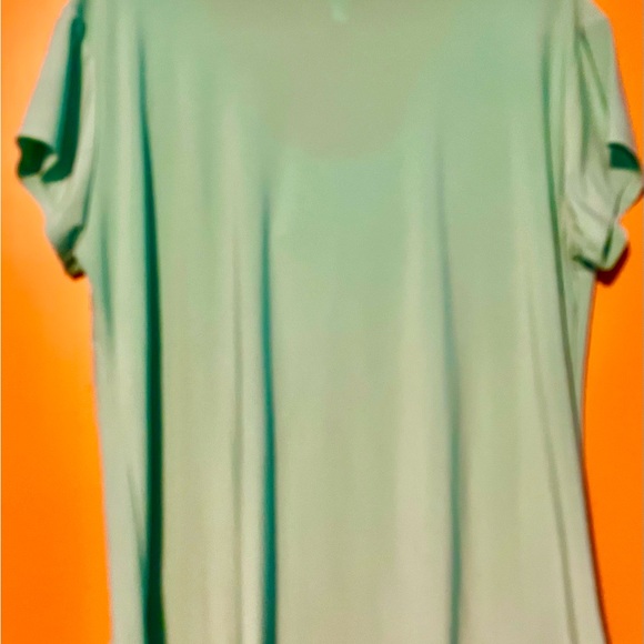 Sweet Clarity brand, XL, Mint green, Cowl neck blouse - Picture 2 of 3